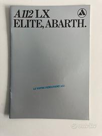 Brochure Autobianchi A112 LX/Elite/Abarth