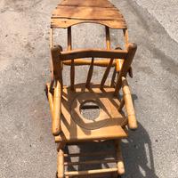 Passeggino Seggiolone e Vasino 3 in 1 vintage
