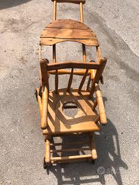 Passeggino Seggiolone e Vasino 3 in 1 vintage