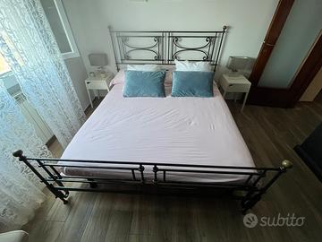 Letto ferro battuto artigianale