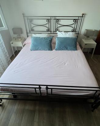 Letto ferro battuto artigianale