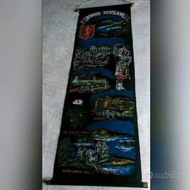 arazzo pergamena rotolo Scozia, anni 80

