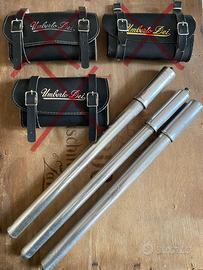 Gonfiatori/pompe da bicicletta in alluminio, epoca