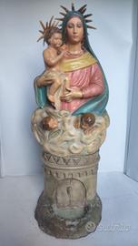 Madonna con bambino e angeli XVIII Sec