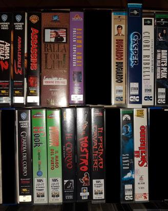 Lotto 100 VHS Originali Film e Cartoni Animati