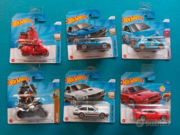 Hot Wheels - Alfa GTV Vespa Fiat 500 Ferrari 
