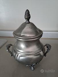 Zuccheriera in Peltro. 