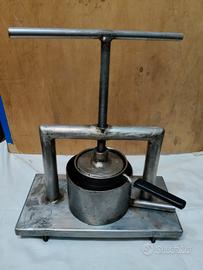 Torchietto premi tutto manuale in acciaio inox