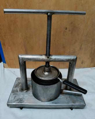 Torchietto premi tutto manuale in acciaio inox