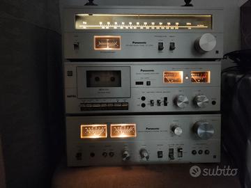 Impianto stereo hi fi Panasonic N. 3 pezzi