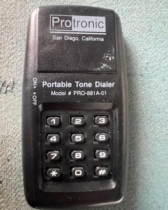 Portable Tone Dialer Protonic PRO-881A-01