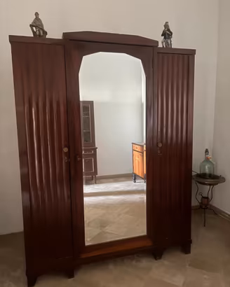 Armadio a tre ante originale Art Déco (anni 1920)