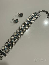 Parure bracciale e orecchini Swatch