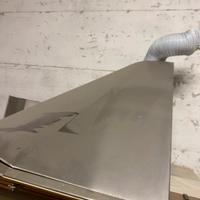 Cappa in acciaio angolare