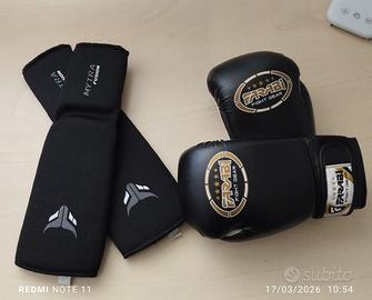 Guantoni e para tibie