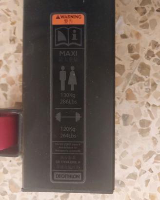 Panca reclinabile Decathlon più kit 90 kg