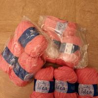 Set 9 gomitoli lana e acrilico