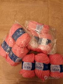 Set 9 gomitoli lana e acrilico