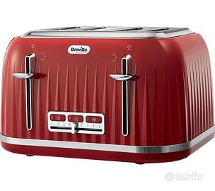 Tostapane Breville Impressions – Rosso, elegante