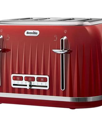 Tostapane Breville Impressions – Rosso, elegante