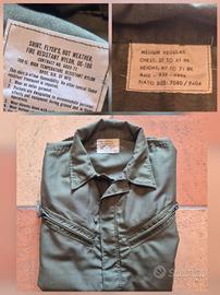 VIETNAM OG-106 Giacca US Army Flyer's Shirt Usaf
