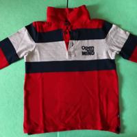 Polo manica lunga bambino Okaïdi taglia 6 anni