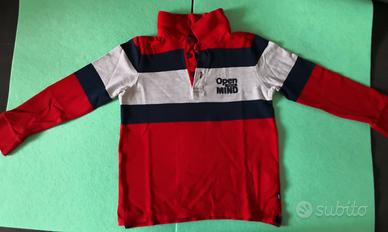 Polo manica lunga bambino Okaïdi taglia 6 anni