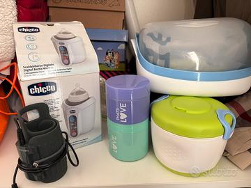 Kit  thermos per la pappa, scaldabiberon