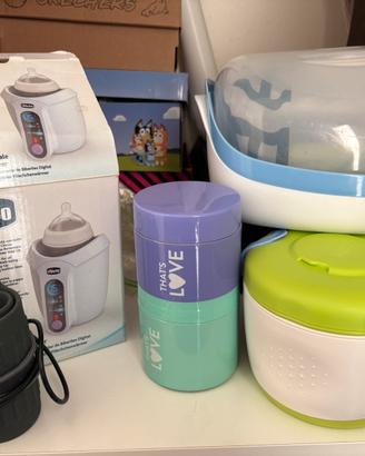 Kit  thermos per la pappa, scaldabiberon