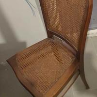 Tavolo in Radica e sedie