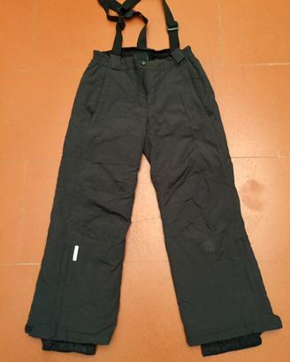 Pantaloni/salopette da sci tg. 9-10 anni