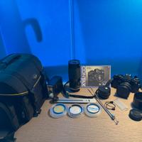 Lotto completo contax 139 quarz zeiss tamron