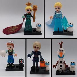 Minifigure Blocks - Lotto Disney Frozen Elsa NUOVO