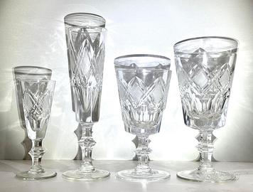 Servizio di bicchieri in cristallo – 48 pezzi