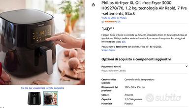 Friggitrice ad aria Philips