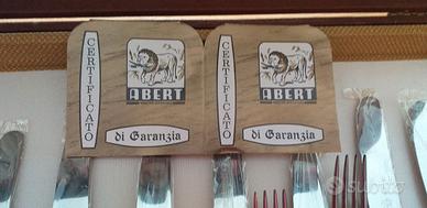 servizio di posate in acciaio inox