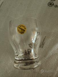 bicchieri  acqua cristallo boemia