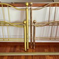 Testiere letto in ottone cromato