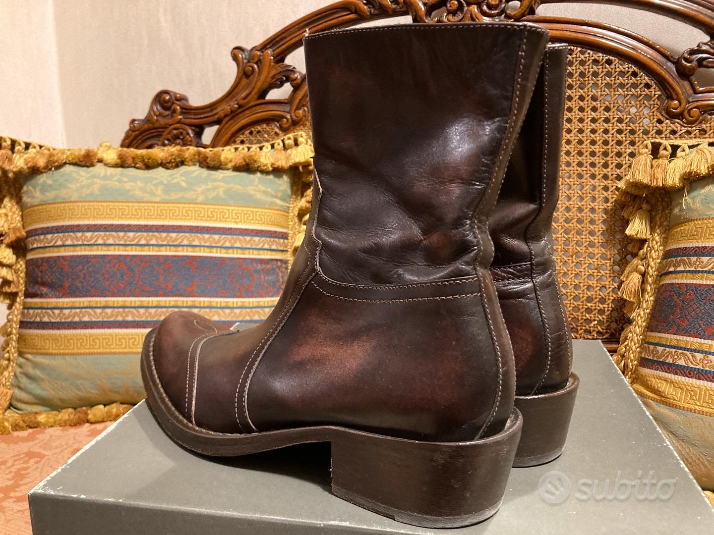 Stivali uomo cowboy camperos vera pelle - Abbigliamento e Accessori In  vendita a Roma