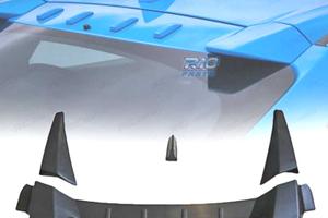 SPOILER TETTO HONDA CIVIC 16-20 LOOK TYPE R