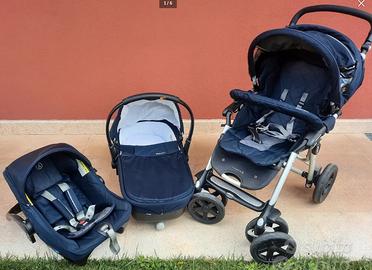 Trio passeggino ovetto carrozzina Jane Nomad