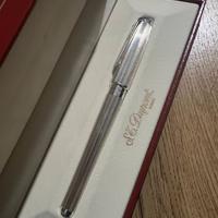 Penna S.T. Dupont Olympio Rollerball Argento 