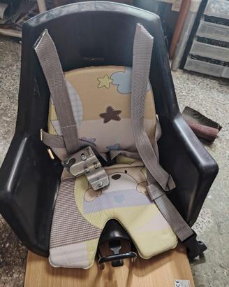 seggiolino bici porta bambini completo di staffa