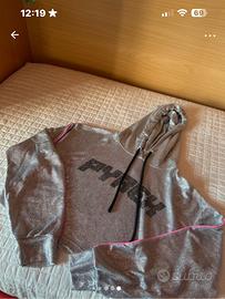 Felpa laminata argento