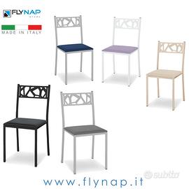Sedie casa ristorante pizzeria SONIA colori vari