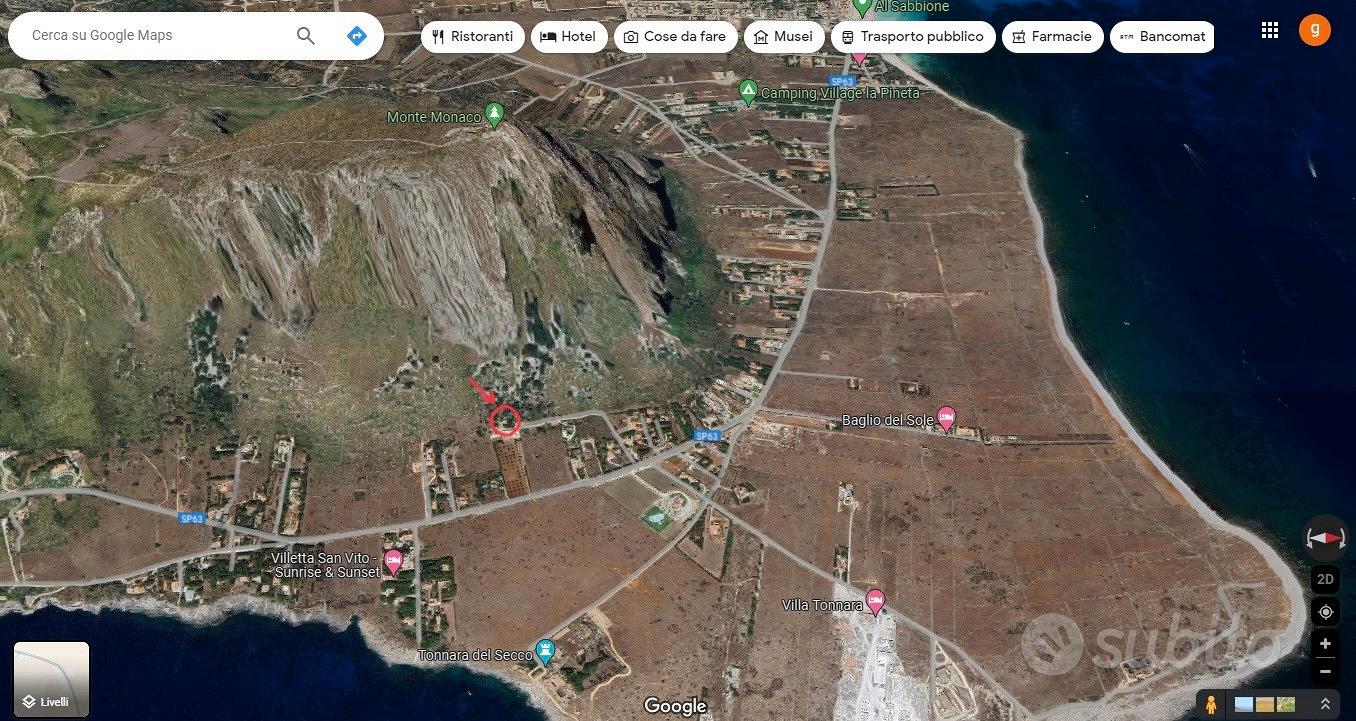 Terreno con rudere edificabile San Vito lo Capo - Vista 4