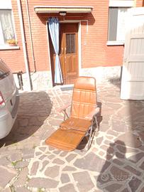 Sedia a sdraio allungabile  e ripiegabile 