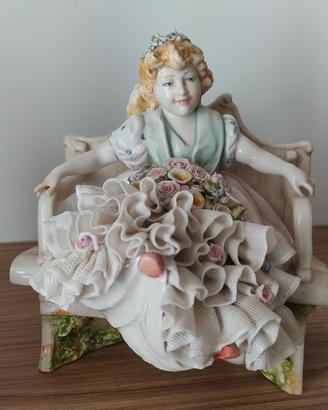 Coppia di bambole in porcellana "Principe"