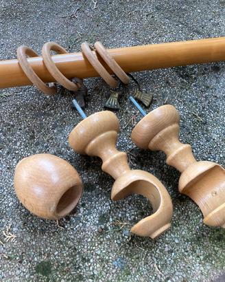 Bastone per tenda con anelli