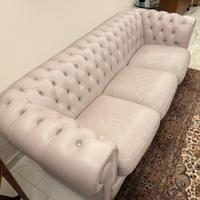 Divano Chester in pelle 3 posti - Divani&Divani